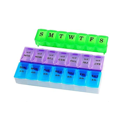 walmart pill boxes organizers